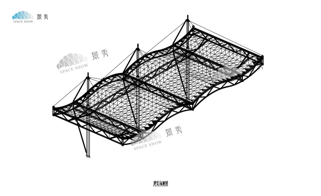张拉膜结构看台