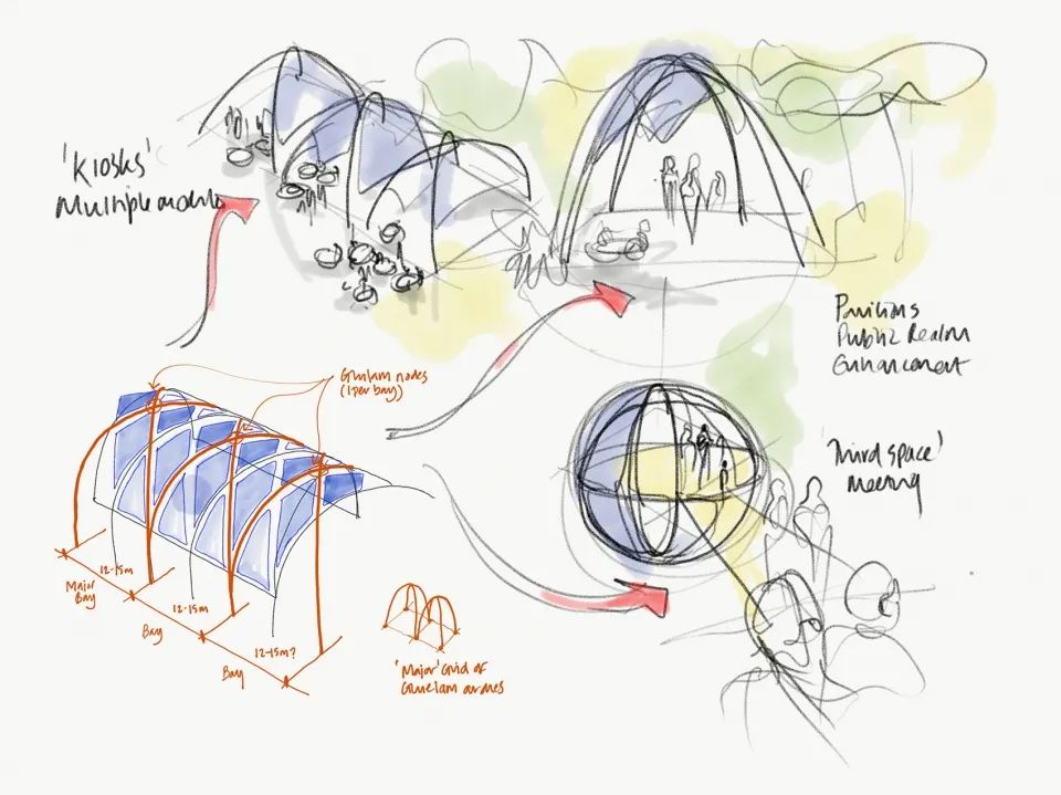 深圳景秀膜结构建筑走廊