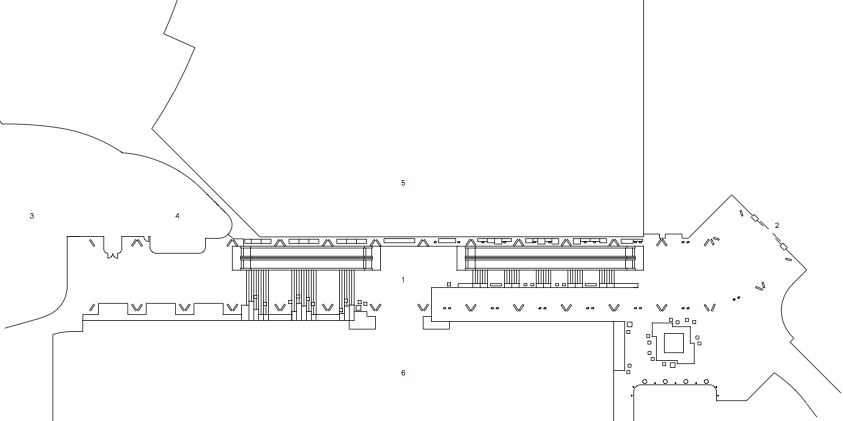 深圳景秀膜结构建筑走廊