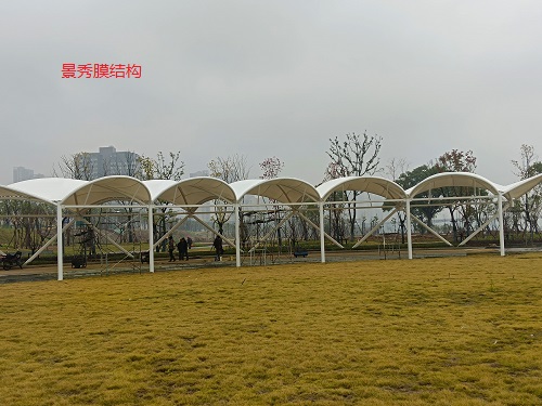 广场膜结构景观棚