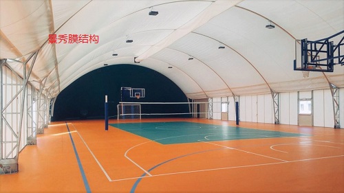 张拉膜轻钢球场顶棚